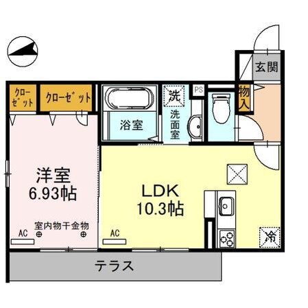 セッティエーム高崎A（高崎市飯塚町）の物件間取画像